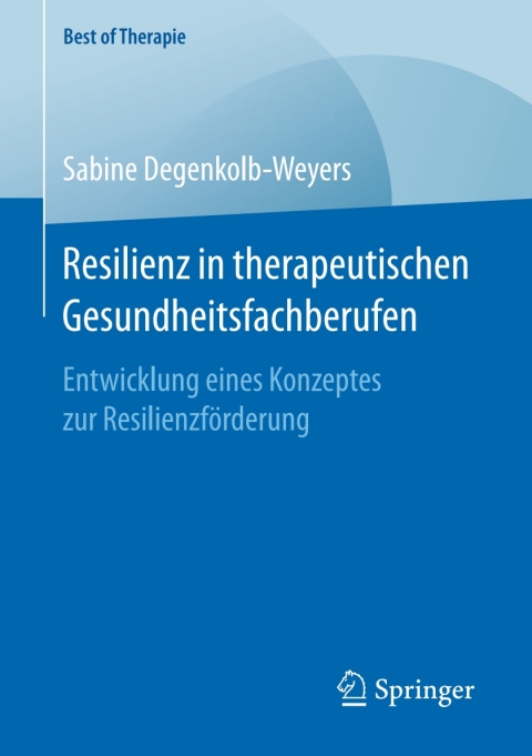 Cover image for book Resilienz in therapeutischen Gesundheitsfachberufen
