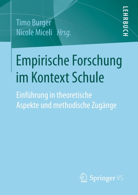 Cover image for book Empirische Forschung im Kontext Schule
