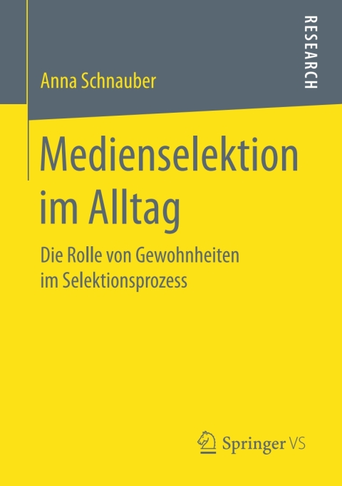 Cover image for book Medienselektion im Alltag