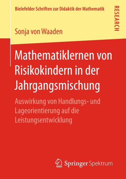 Cover image for book Mathematiklernen von Risikokindern in der Jahrgangsmischung