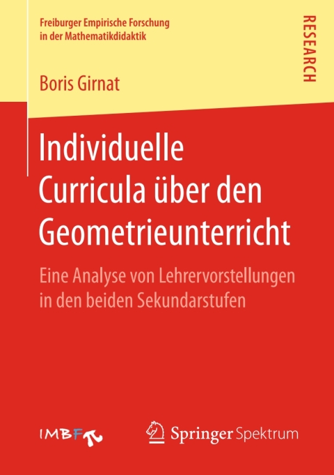 Cover image for book Individuelle Curricula über den Geometrieunterricht