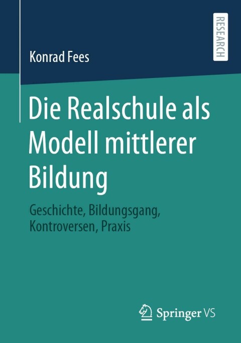 Cover image for book Die Realschule als Modell mittlerer Bildung