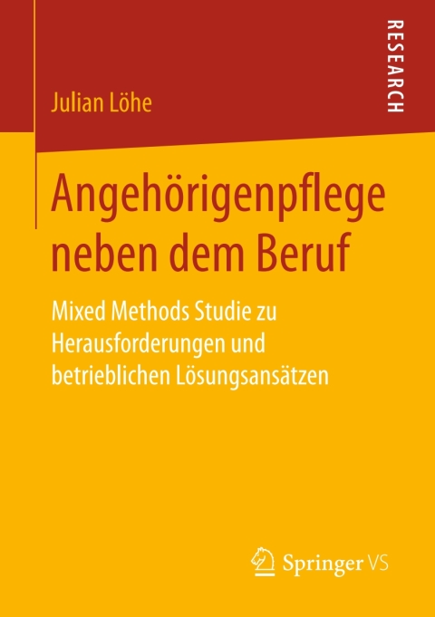 Cover image for book Angehörigenpflege neben dem Beruf