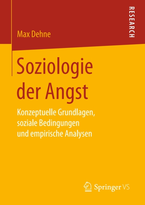 Cover image for book Soziologie der Angst