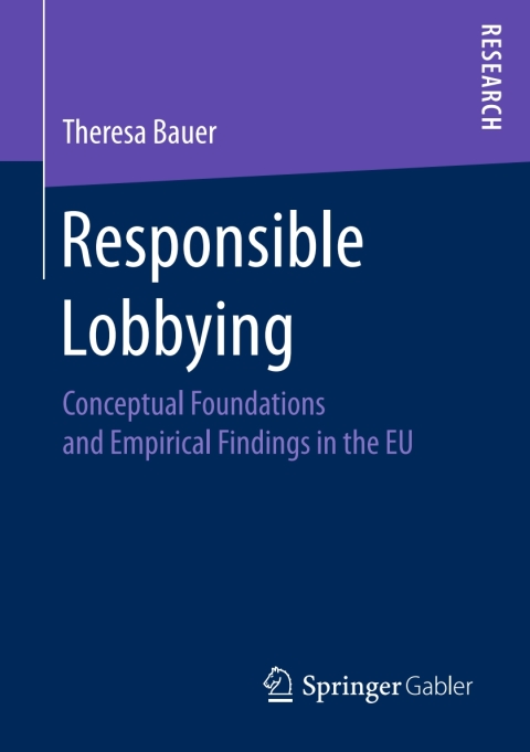 Cover image for book Responsible Lobbying