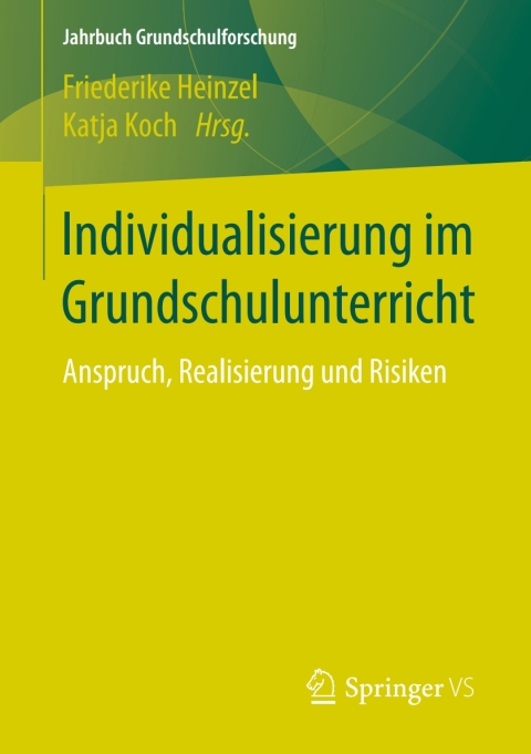 Cover image for book Individualisierung im Grundschulunterricht