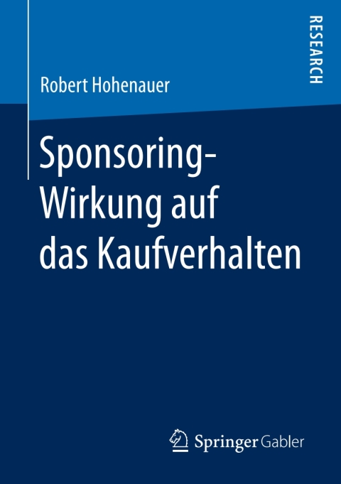 Cover image for book Sponsoring-Wirkung auf das Kaufverhalten