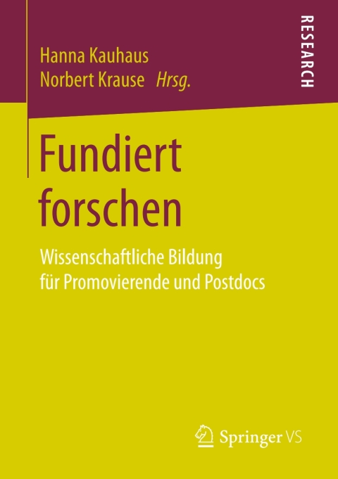 Cover image for book Fundiert forschen