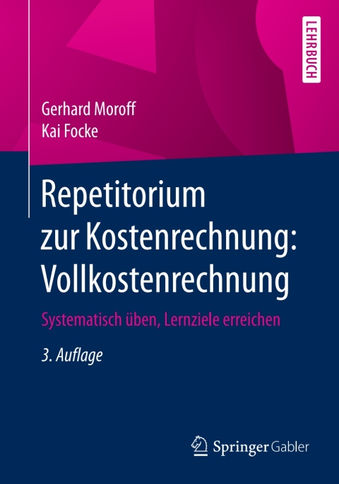 Cover image for book Repetitorium zur Kostenrechnung: Vollkostenrechnung