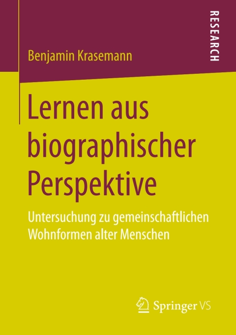 Cover image for book Lernen aus biographischer Perspektive