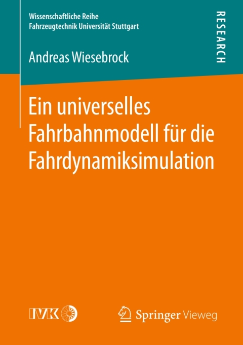 Cover image for book Ein universelles Fahrbahnmodell für die Fahrdynamiksimulation