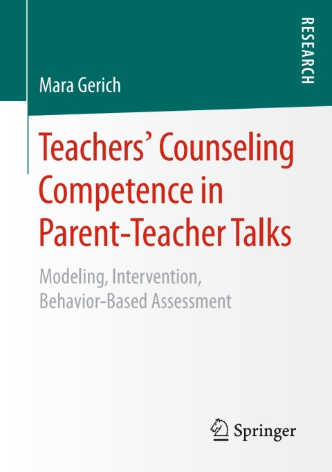 Cover image for book Teachers‘ Counseling Competence in Parent-Teacher Talks