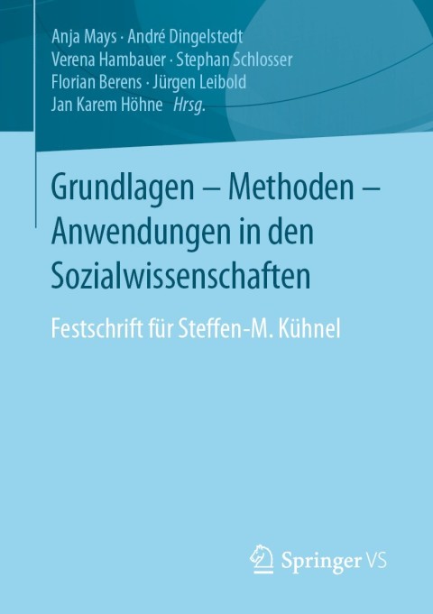 Cover image for book Grundlagen - Methoden - Anwendungen in den Sozialwissenschaften