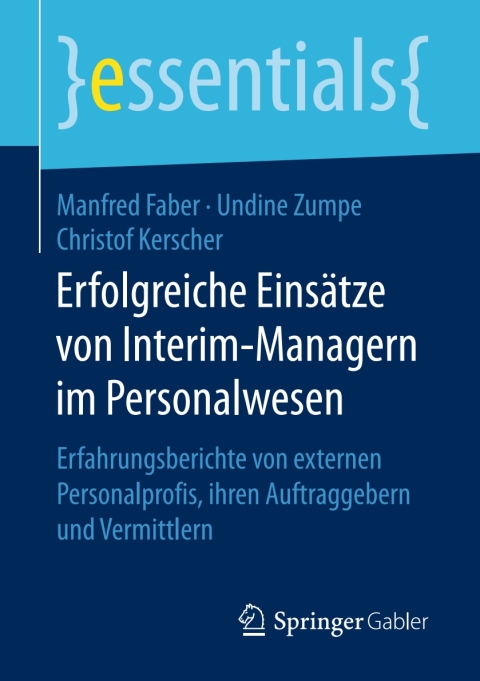 Cover image for book Erfolgreiche Einsätze von Interim-Managern im Personalwesen