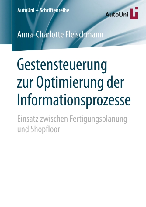 Cover image for book Gestensteuerung zur Optimierung der Informationsprozesse