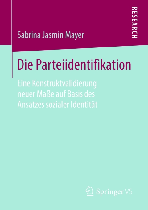Cover image for book Die Parteiidentifikation
