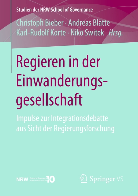 Cover image for book Regieren in der Einwanderungsgesellschaft