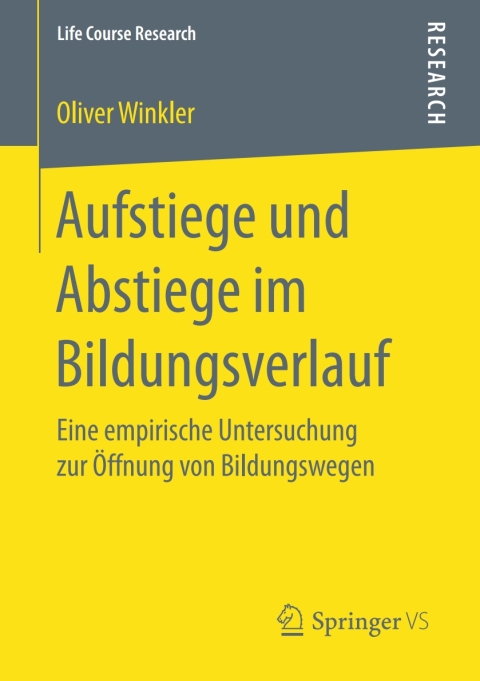 Cover image for book Aufstiege und Abstiege im Bildungsverlauf