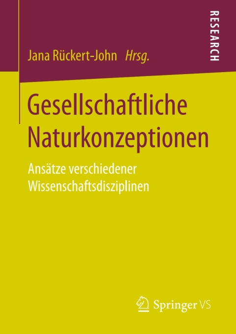 Cover image for book Gesellschaftliche Naturkonzeptionen