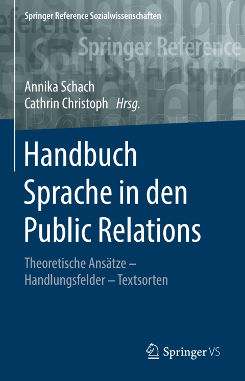 Cover image for book Handbuch Sprache in den Public Relations