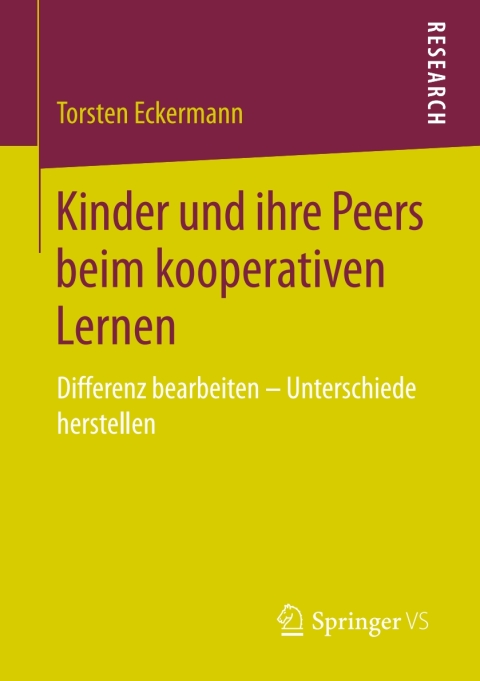 Cover image for book Kinder und ihre Peers beim kooperativen Lernen