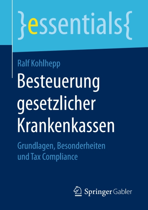 Cover image for book Besteuerung gesetzlicher Krankenkassen