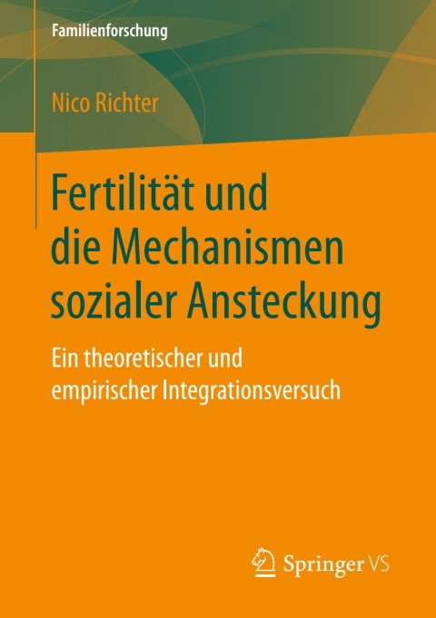 Cover image for book Fertilität und die Mechanismen sozialer Ansteckung