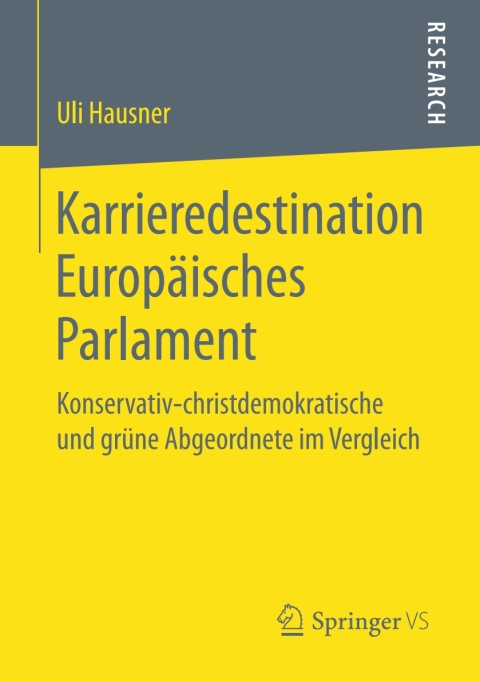 Cover image for book Karrieredestination Europäisches Parlament