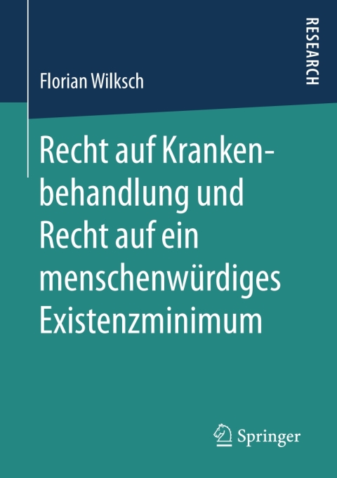 Cover image for book Recht auf Krankenbehandlung und Recht auf ein menschenwürdiges Existenzminimum