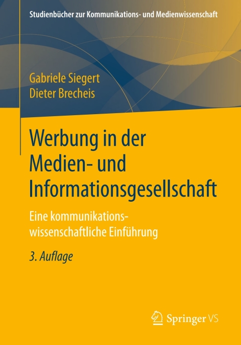 Cover image for book Werbung in der Medien- und Informationsgesellschaft