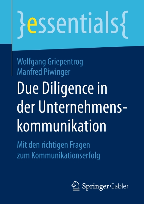 Cover image for book Due Diligence in der Unternehmenskommunikation