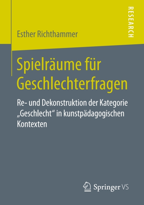 Cover image for book Spielräume für Geschlechterfragen