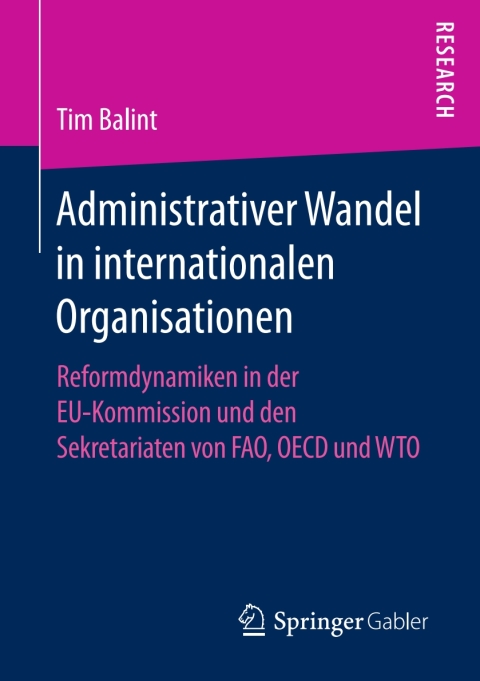 Cover image for book Administrativer Wandel in internationalen Organisationen