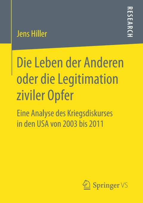 Cover image for book Die Leben der Anderen oder die Legitimation ziviler Opfer