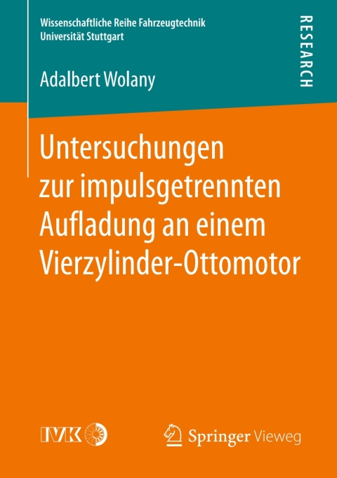 Cover image for book Untersuchungen zur impulsgetrennten Auﬂadung an einem Vierzylinder-Ottomotor