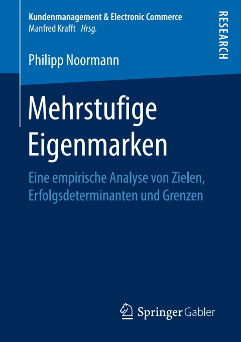 Cover image for book Mehrstufige Eigenmarken