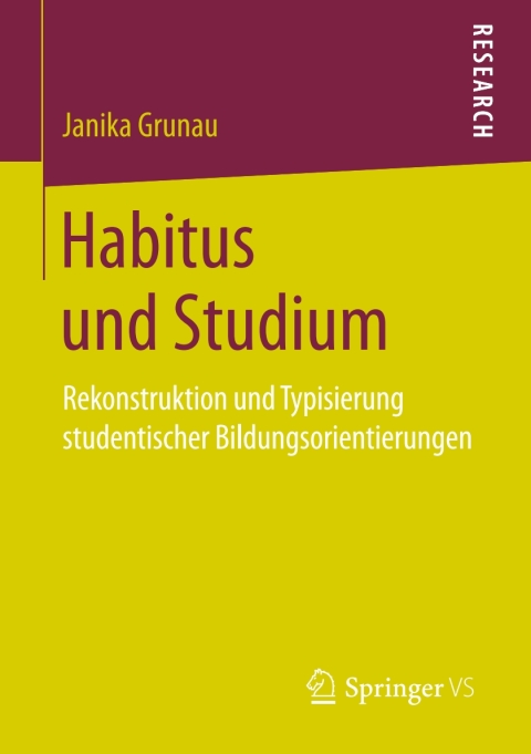 Cover image for book Habitus und Studium