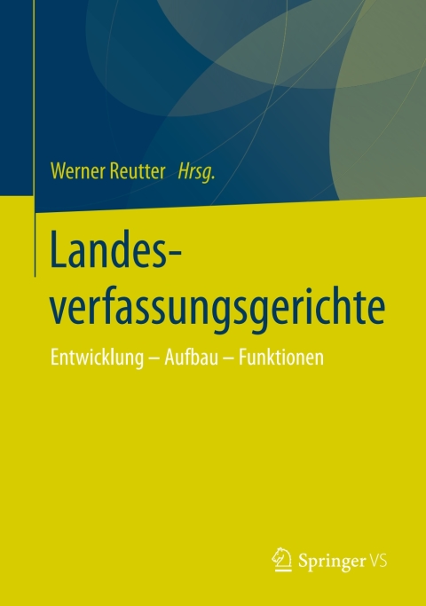 Cover image for book Landesverfassungsgerichte