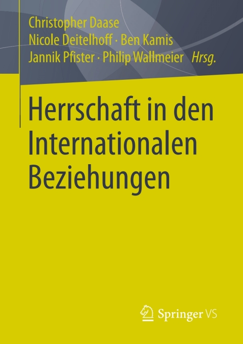 Cover image for book Herrschaft in den Internationalen Beziehungen