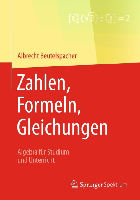 Cover image for book Zahlen, Formeln, Gleichungen