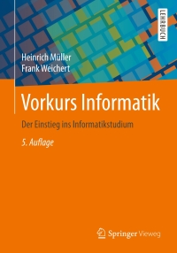 صورة الغلاف: Vorkurs Informatik 5th edition 9783658161408
