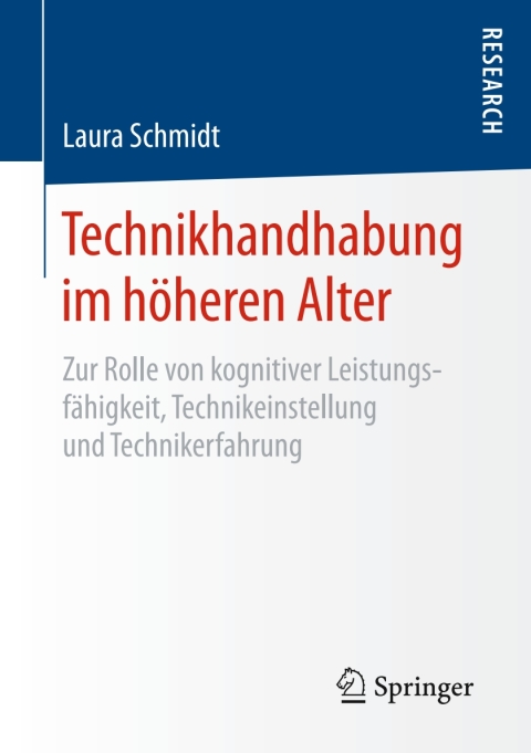 Cover image for book Technikhandhabung im höheren Alter