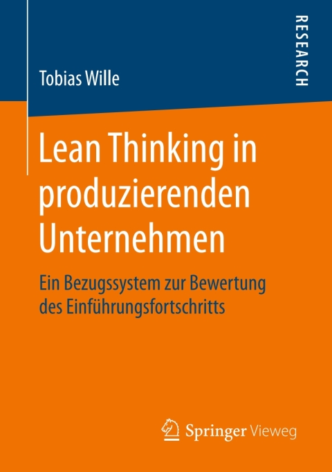 Cover image for book Lean Thinking in produzierenden Unternehmen