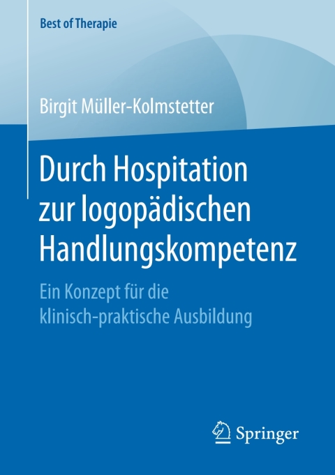 Cover image for book Durch Hospitation zur logopädischen Handlungskompetenz