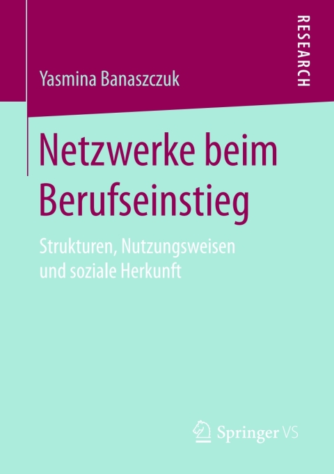 Cover image for book Netzwerke beim Berufseinstieg