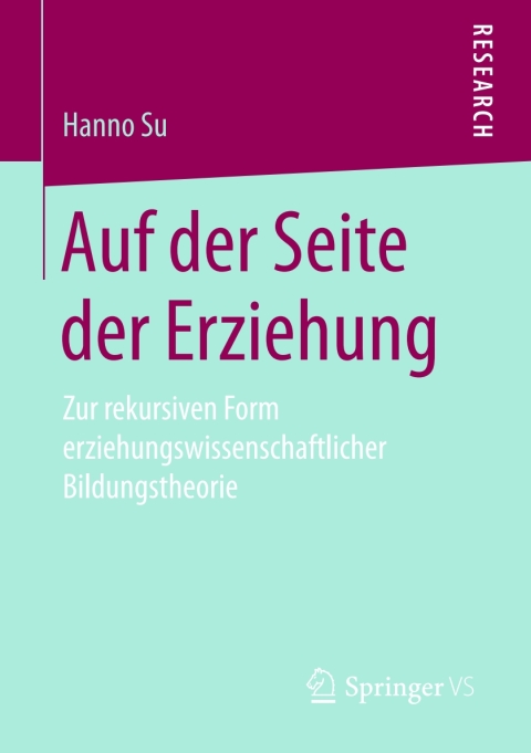 Cover image for book Auf der Seite der Erziehung