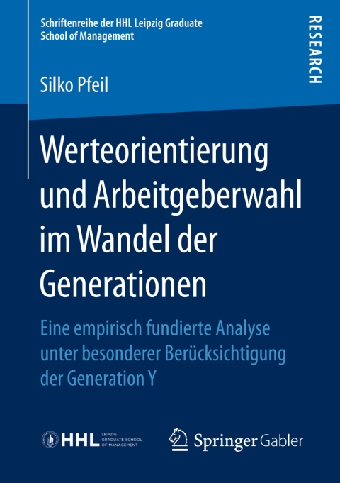 Cover image for book Werteorientierung und Arbeitgeberwahl im Wandel der Generationen