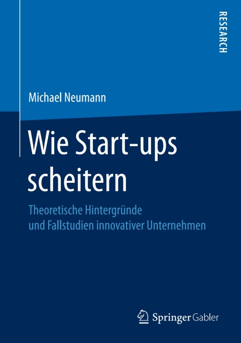 Cover image for book Wie Start-ups scheitern