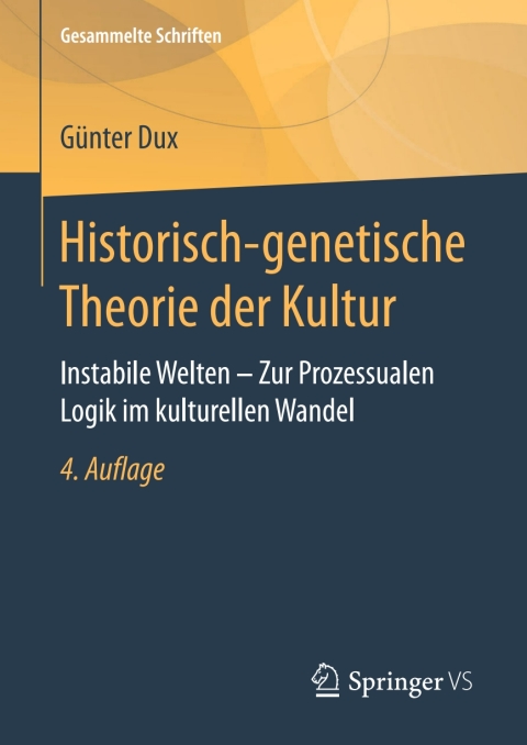 Cover image for book Historisch-genetische Theorie der Kultur