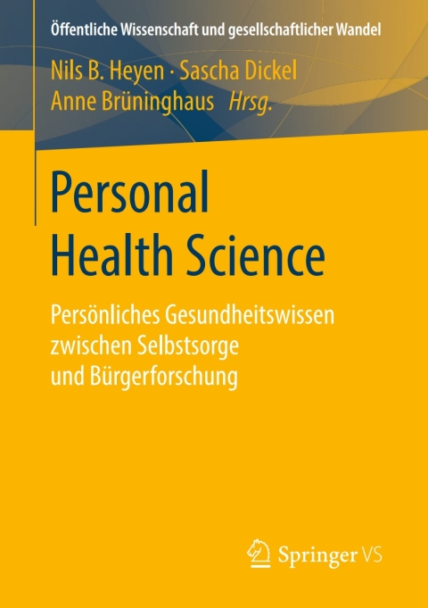 Cover image for book Personal Health Science